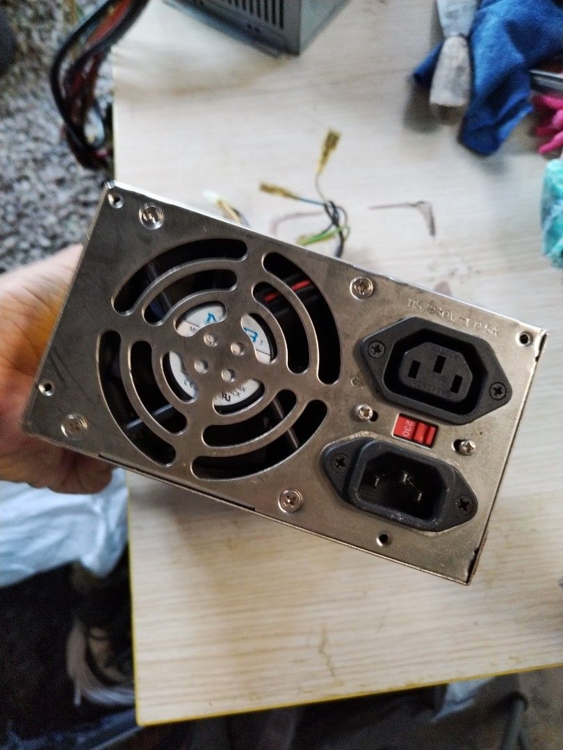 Repaired power supply, Computers & Tech, Parts & Accessories, Computer Parts on Carousell