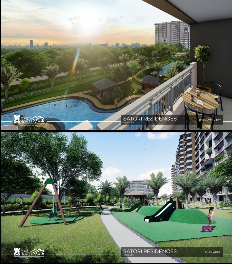 View of Satori Residences Santolan Pasig 2br Penthouse facing amenities near Sm ...