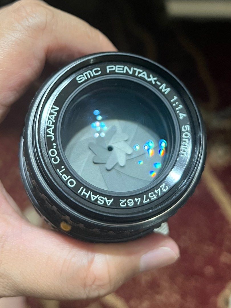 Pentax SMC PENTAX-A 50mm F2 K Mount Manual Focus Lens Objectif D Appareil Photo