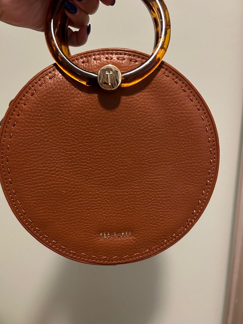 Ted Baker leather round bag Women s Fashion Bags Wallets Purses Pouches on Carousell