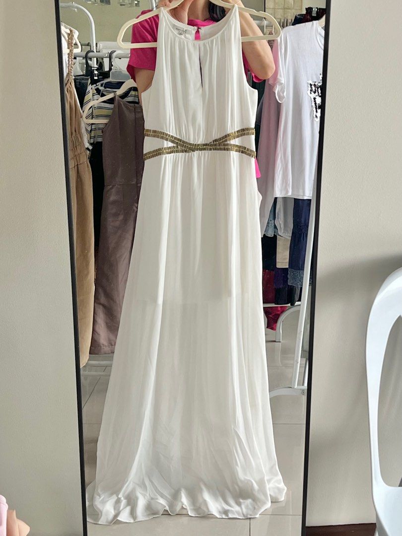 The Clothing co white Grecian Goddess evening semi formal gown, S, Women's Fashion, Dresses & Sets, Evening dresses & gowns on Carousell The Clothing co white Grecian Goddess evening semi formal gown, S, Women's Fashion, Dresses & Sets, Evening dresses & gowns on Carousell