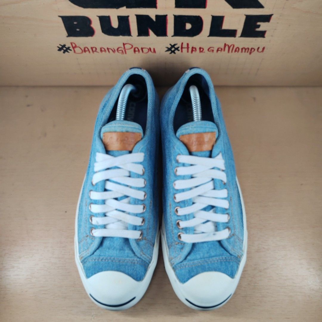 UKBundle 8UK 26.5CM Converse Jack Purcell Ox Denim Selvedge Kepala Kain Sky Blue Men s Fashion Footwear Sneakers on Carousell