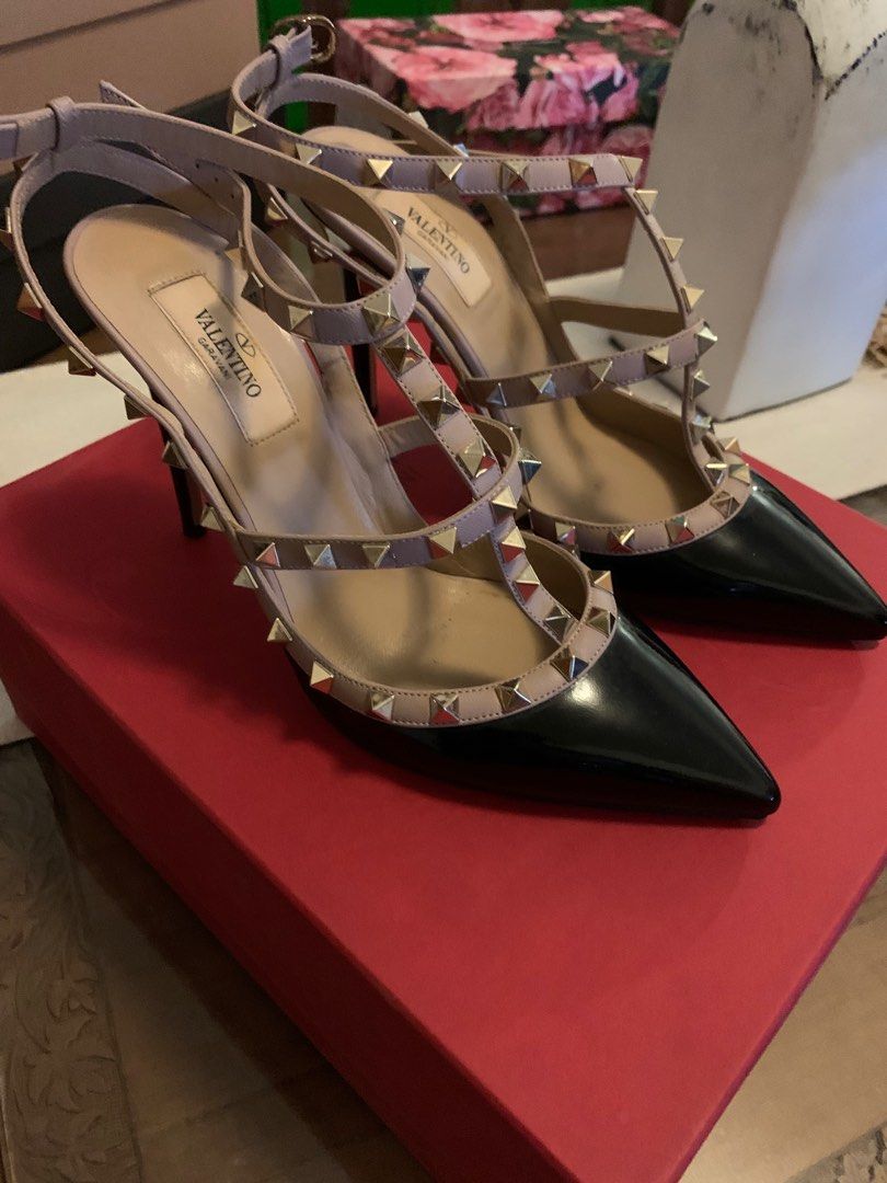 Valentino rockstud stilettos on sale