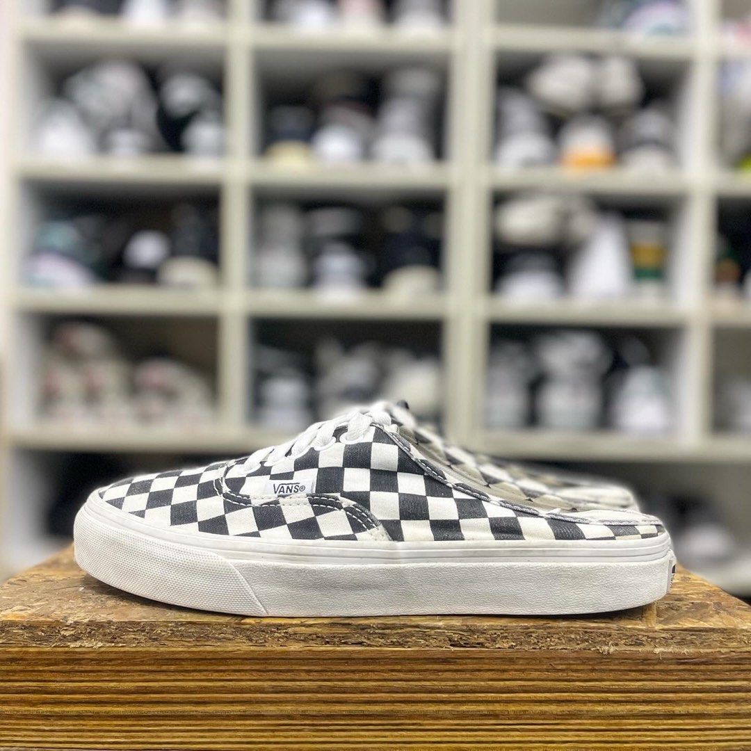 VANS MULE AUTHENTIC CHECKERBOARD Men s Fashion Footwear Sneakers on Carousell