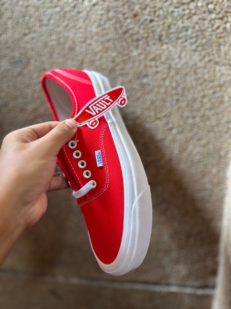 Vans OG Authentic LX "Red" (Category: Sneakers) located in San Juan City. Submitted by shoe4less21 (Listing ID 1325849333, Image 2). Description: "UA Quality" Sizes: 36 to 44 Item on Hand! We also send actual photo before shipping. We accept bulk orders.👟👟👟 📍Location: City of San Juan, Metro Manila Mode of Payment: 💵Cash/💸Gcash/💳BDO Mode of Delivery: 🤝Meetup at 7-Eleven (2431) Garden Square 🛵Lalamove within Metro Manila 🚢LBC Cash on Pic