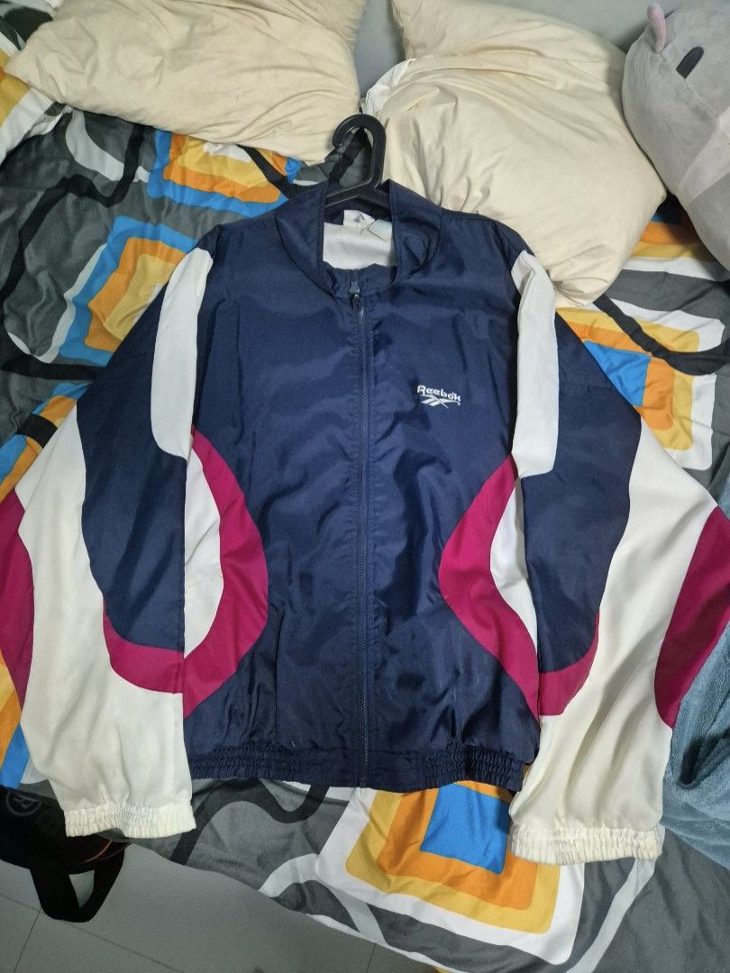 Vintage Reebok windbreaker Men s Fashion Coats Jackets and Outerwear on Carousell