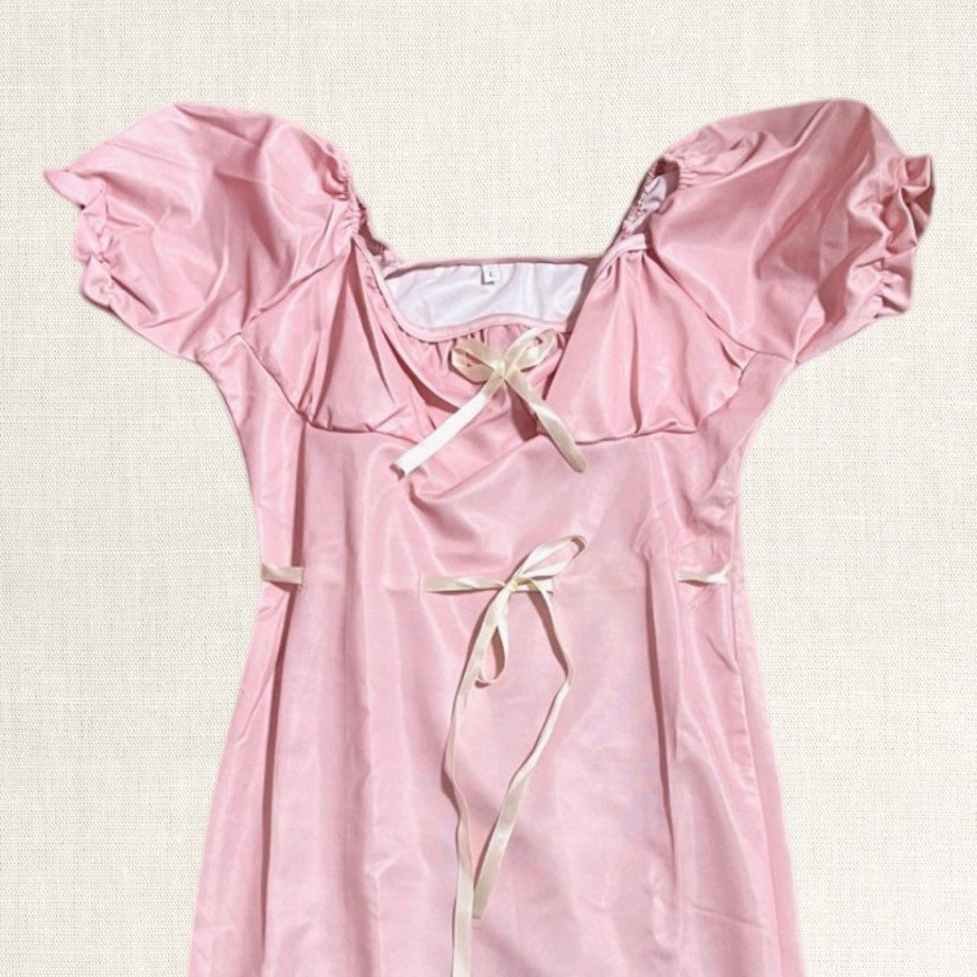 Y2K Pastel Puff Mini Pretty Dress (Category: Dresses) located in Angeles City. Submitted by lovesomeph (Listing ID 1206787559, Image 1). Description: SUPER SALE PRICE cute y2k pastel pink mini dress. Best fits petite XXS-XS. PM FOR MORE INFO/PICS ——————— Pastel puff mini dress, mini dress, korean dress, pastel dress, y2k, aesthetic dress, coquette core.