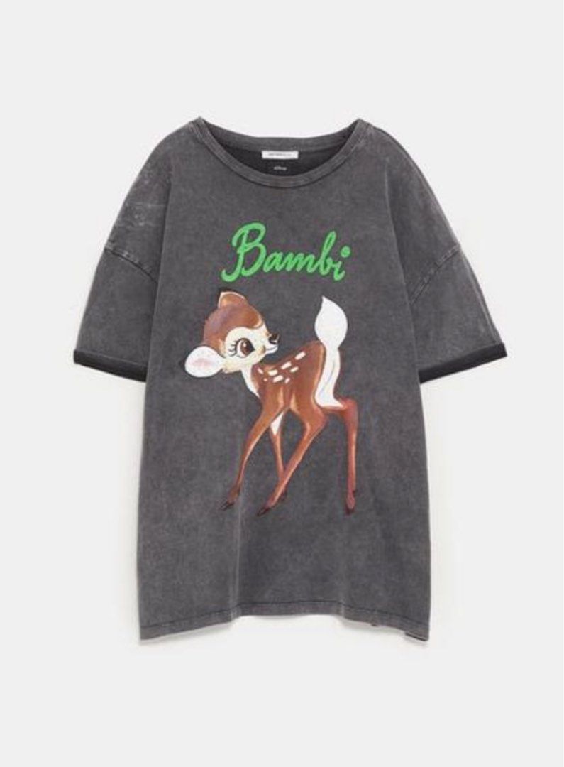 Zara t shirt bambi clearance
