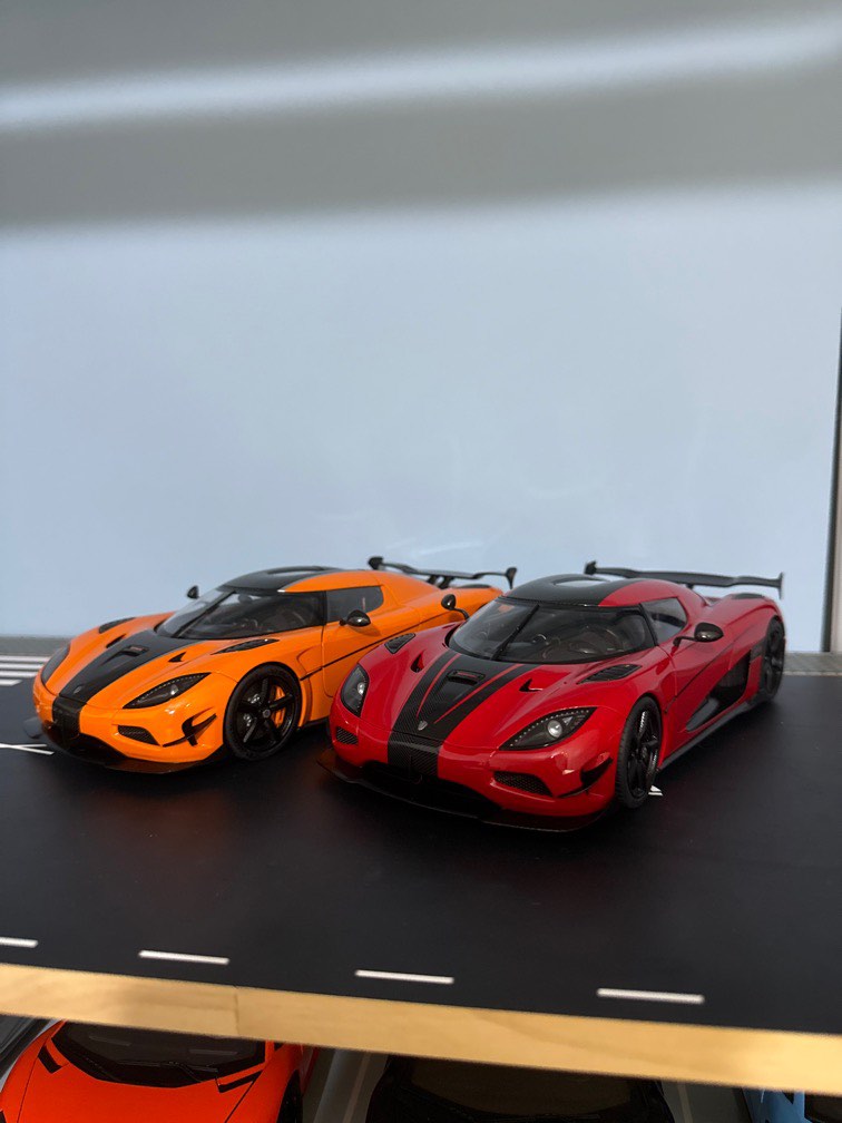 Autoart 1:18 Koenigsegg Agera RS 2015 Rouge Métallisé AA79022 - Modèle De Collection