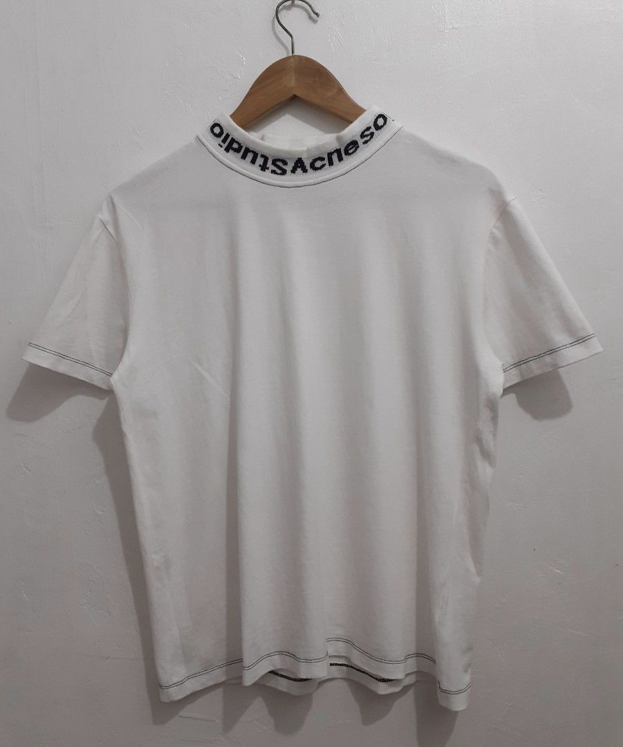 ACNE STUDIOS COLLEGE FACE PAW15 NAVID TEE (Category: Luxury Apparel) located in Manila. Submitted by imchinotengnolka (Listing ID 1326113852, Image 3). Description: PREOWNED ^LIGHTLY USED AUTHENTIC UNISEX ACNE STUDIOS COLLEGE FACE PAW15 BAUMWOLLE NAVID TEESHIRT OPTIC WHITE Contrast Stitching SMALL-MEDIUM W19 X L24 Complete tags Good Condition 9/10.