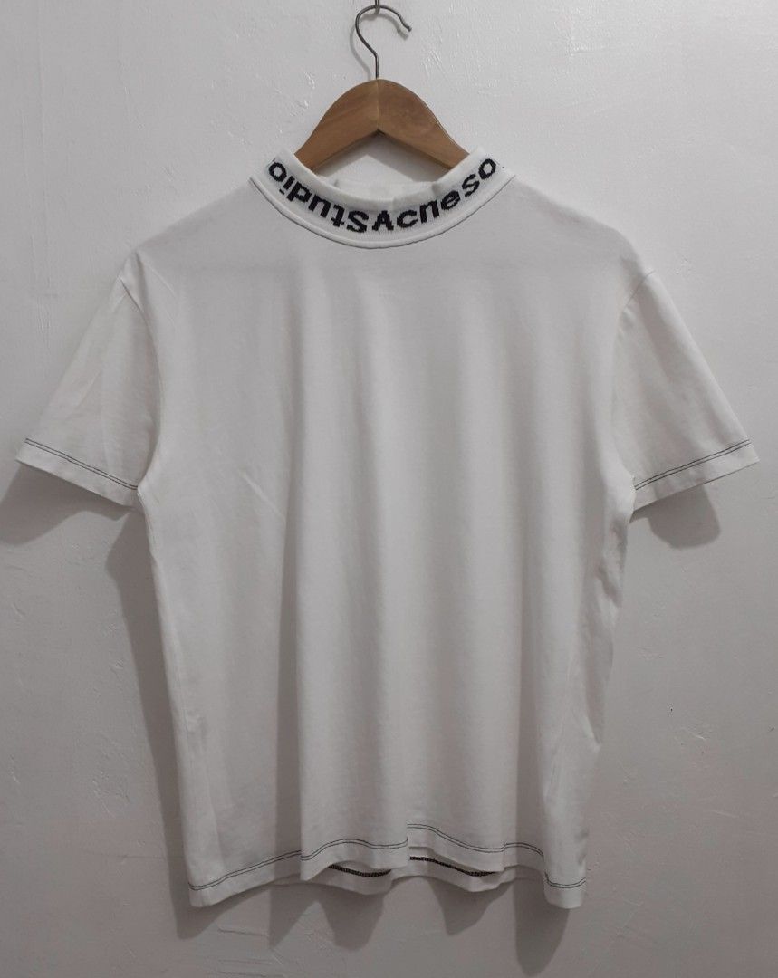 ACNE STUDIOS COLLEGE FACE PAW15 NAVID TEE (Category: Luxury Apparel) located in Manila. Submitted by imchinotengnolka (Listing ID 1326113852, Image 2). Description: PREOWNED ^LIGHTLY USED AUTHENTIC UNISEX ACNE STUDIOS COLLEGE FACE PAW15 BAUMWOLLE NAVID TEESHIRT OPTIC WHITE Contrast Stitching SMALL-MEDIUM W19 X L24 Complete tags Good Condition 9/10.