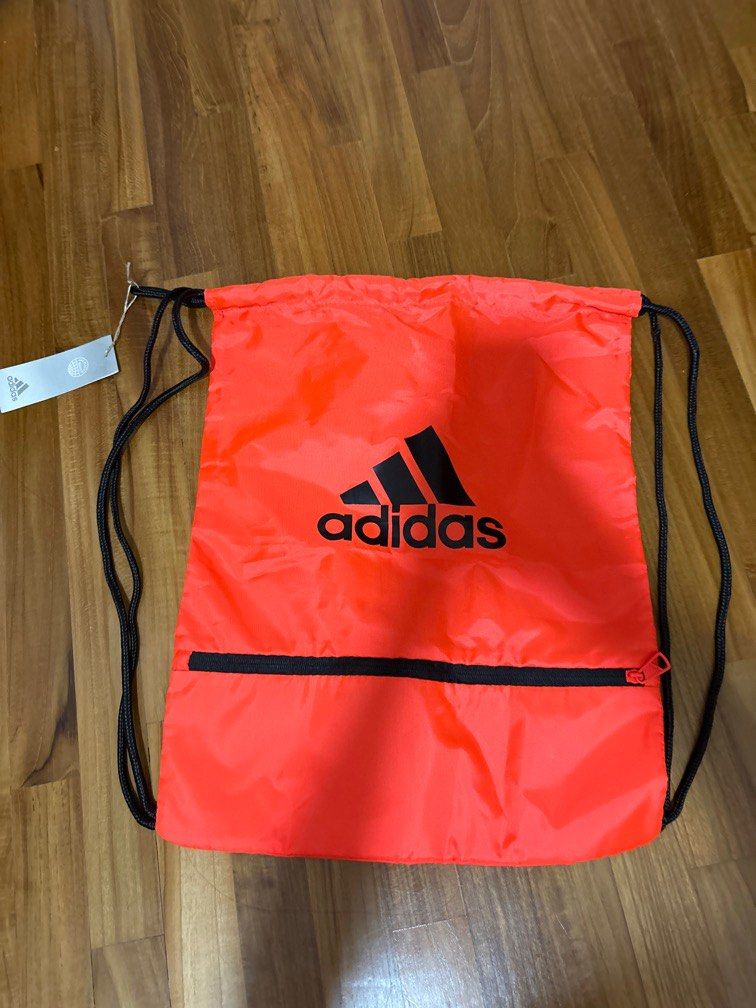 Adidas drawstring bag orange online