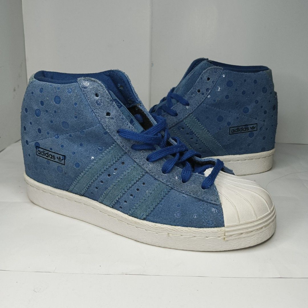 Adidas Superstar High Polkadot Women s Shoes Sneaker Adidas Originals Superstar Up S81379 Sepatu Second Preloved Original