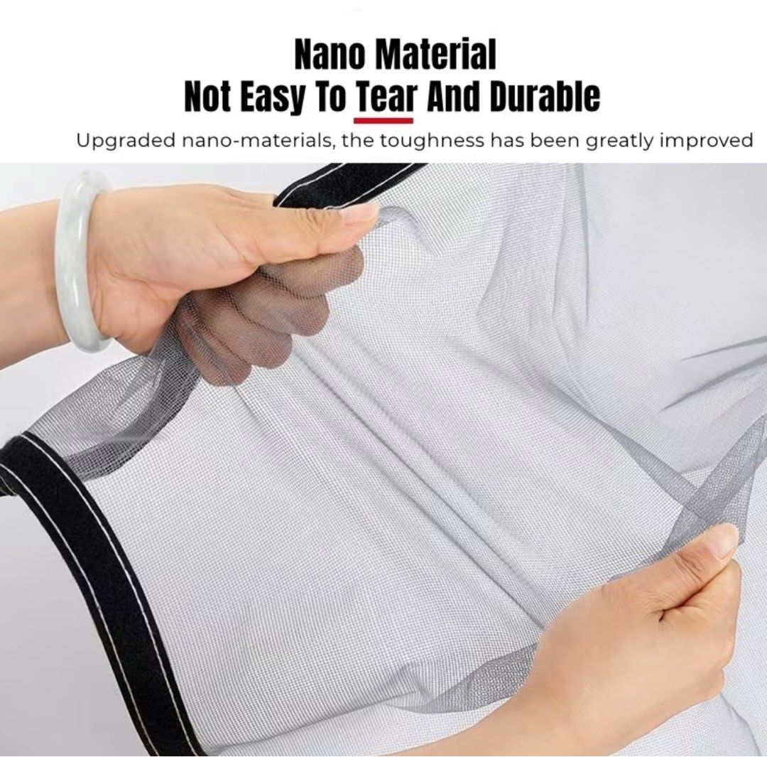 ANTI MOSQUITO SCREEN NET CURTAIN (Category: Pest Control) located in Makati City. Submitted by declutterwithjz (Listing ID 1326080811, Image 3). Description: Bought for for ₱ 189 each please see last slide Selling both for ₱250 About this product Details • Customisation: Non-Customised • Curtain Type: Mosquito Net • Weave: Flat Weave • Setting: Bedroom • Material: Nylon • Width: 0-1 Metre • Length: 0-1 Metre • Feature: Portable,Foldable, Breathab