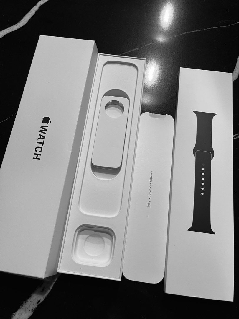 Apple Watch and strap box only Mobile Phones Gadgets Wearables Smart Watches on Carousell