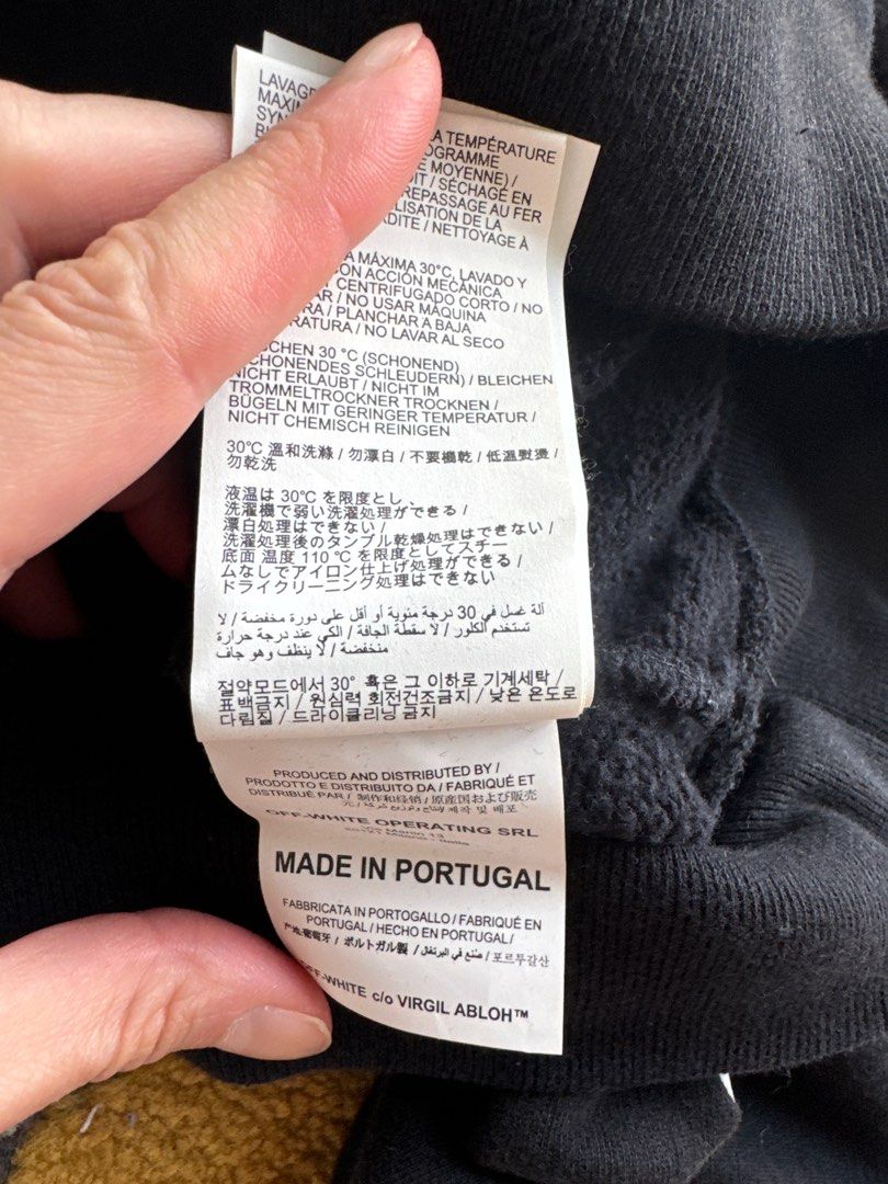 Off white hoodie receipt deals