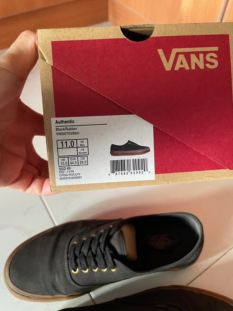 Black Old Skool Vans US11 EU44.5