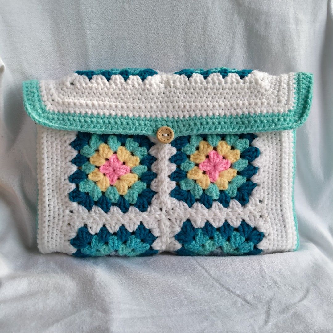 Book Cover Crochet (Category: Handmade Craft) located in Manila. Submitted by janna_rae (Listing ID 1325990344, Image 1). Description: - Customizable color and size - Made to order - Production: 3-5 days - No rush order - 100% handmade - We require down payment to avoid cancelation.