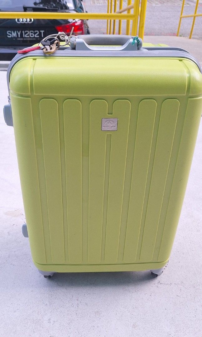 Luggage bag branded top