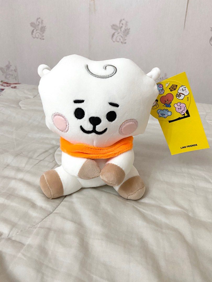 BTS BT21 RJ Original Line Friends Stuffed Toys Plushie Keychain Key ...