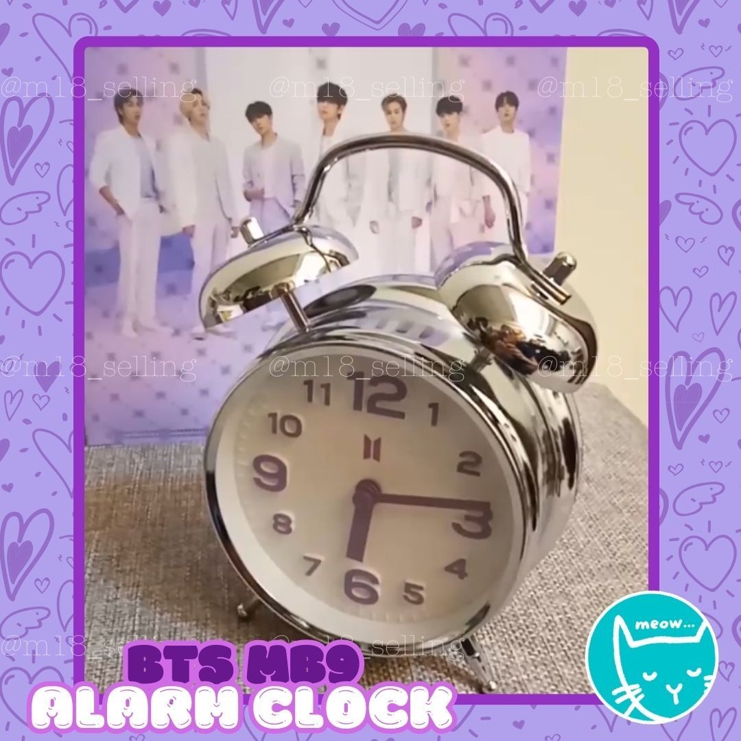 SALE! BTS ALARM CLOCK (W/ MEMBERS' VOICE MESSAGES) WEVERSE MERCH BOX 9