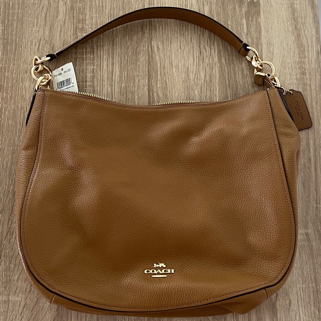 Coach Pebble Leather Elle Hobo Bag