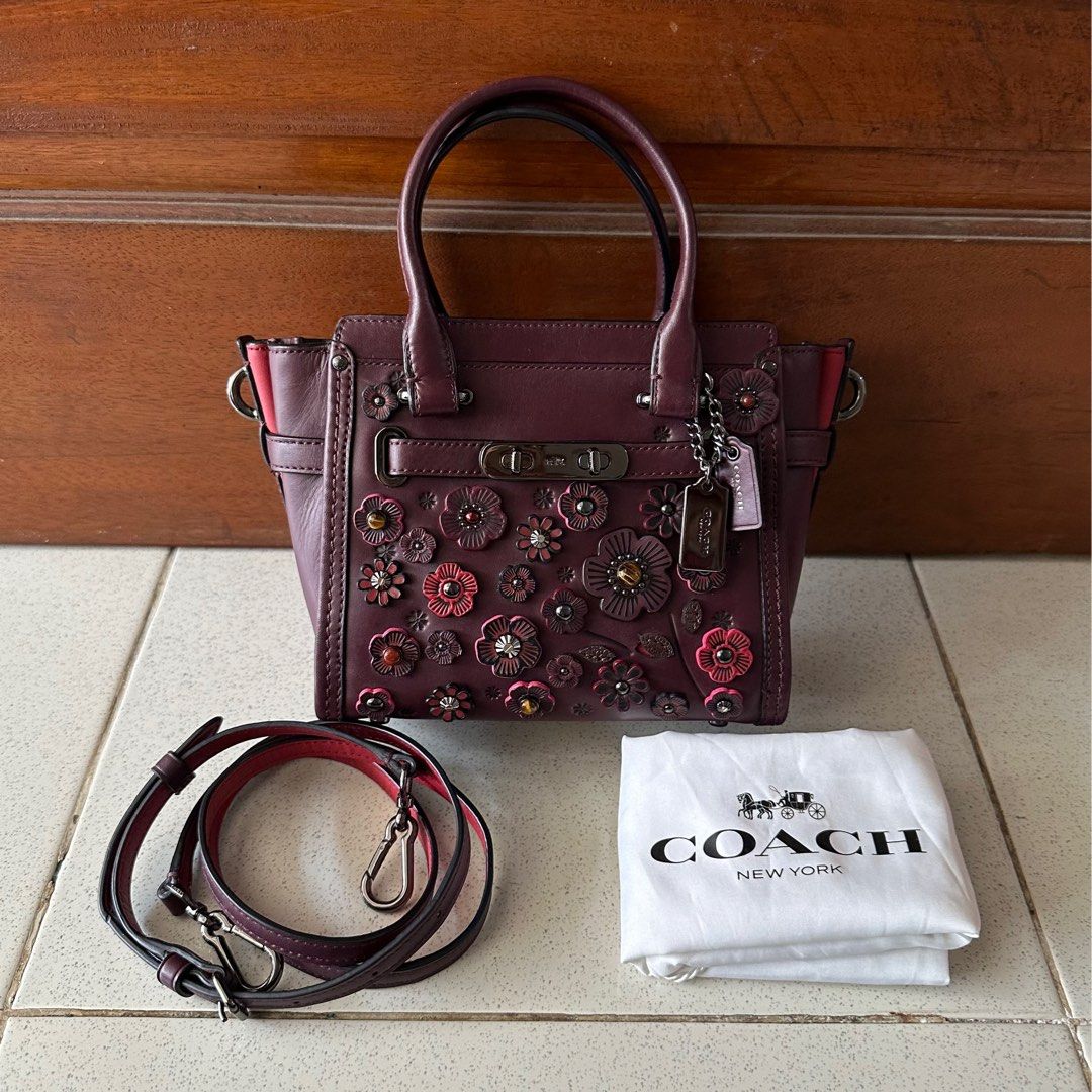 Coach swagger tea rose shop