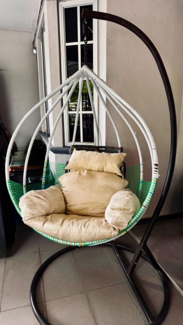 Cocoon Egg Swing Chair with DIY Netting Fix