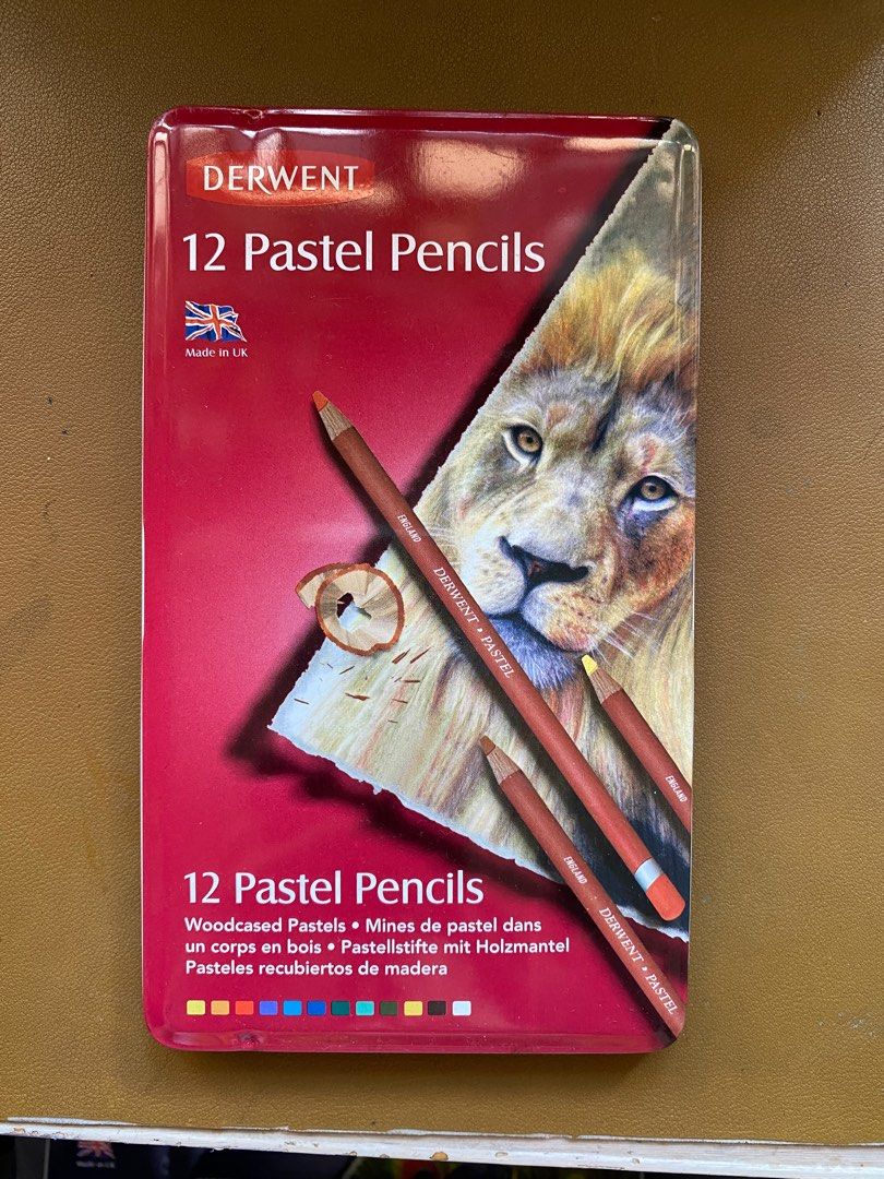 Derwent Pastel Pencils 12 (Category: Craft Supplies & Tools) located in Makati City. Submitted by arrekusu (Listing ID 1326028941, Image 1). Description: Negotiable Brandnew, sealed, authentic. Cosmetic dents only 12 Watersoluble pencils .