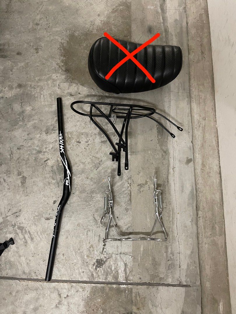 Ebike Parts Banana Seat Main Stand Handlebar Rack Jimove Mobot SUV7 Venom Eco Drive Zebra Sports Equipment PMDs E Scooters E Bikes E Scooters E Bikes on Carousell