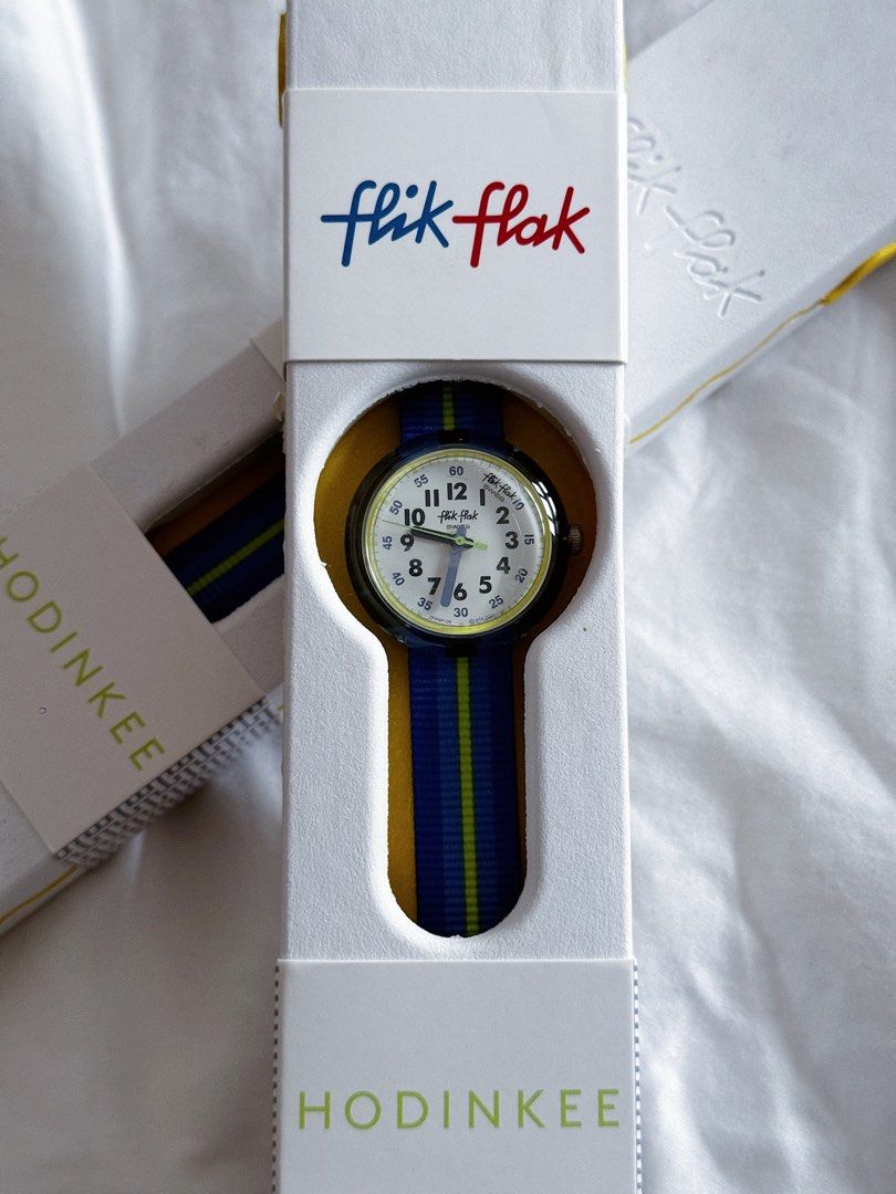Flik flak x Hodinkee Neon Remix Men s Fashion Watches Accessories Watches on Carousell