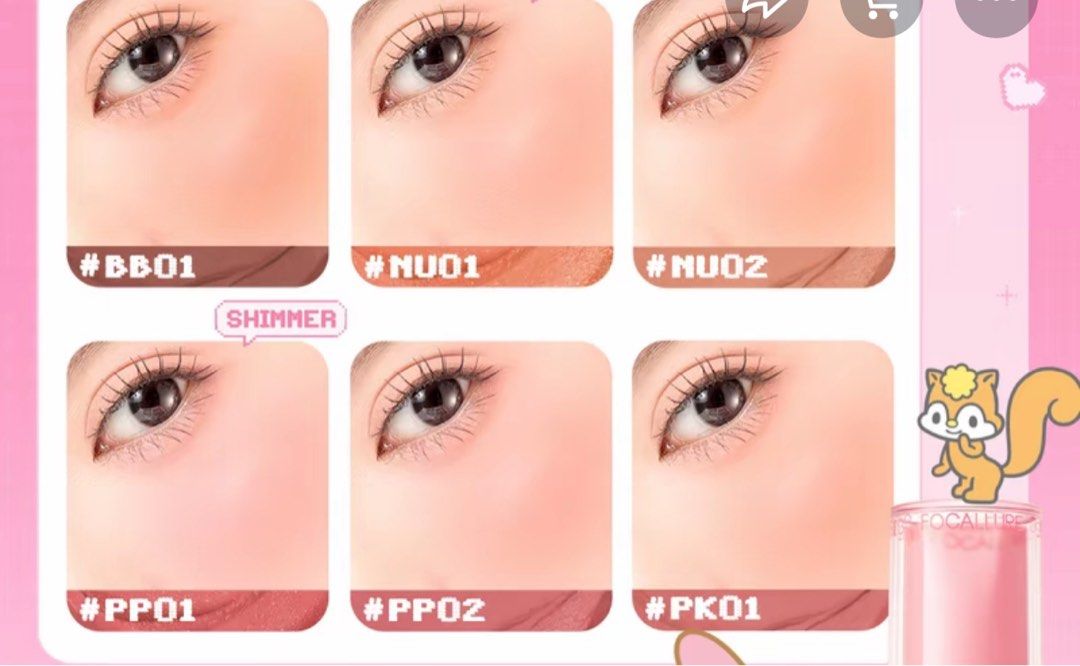 Focallure x Sanrio blush 💗 (Category: Makeup) located in Baguio. Submitted by mewoodi (Listing ID 1326022187, Image 3). Description: once used lang po for swatch rfs: not my shade .