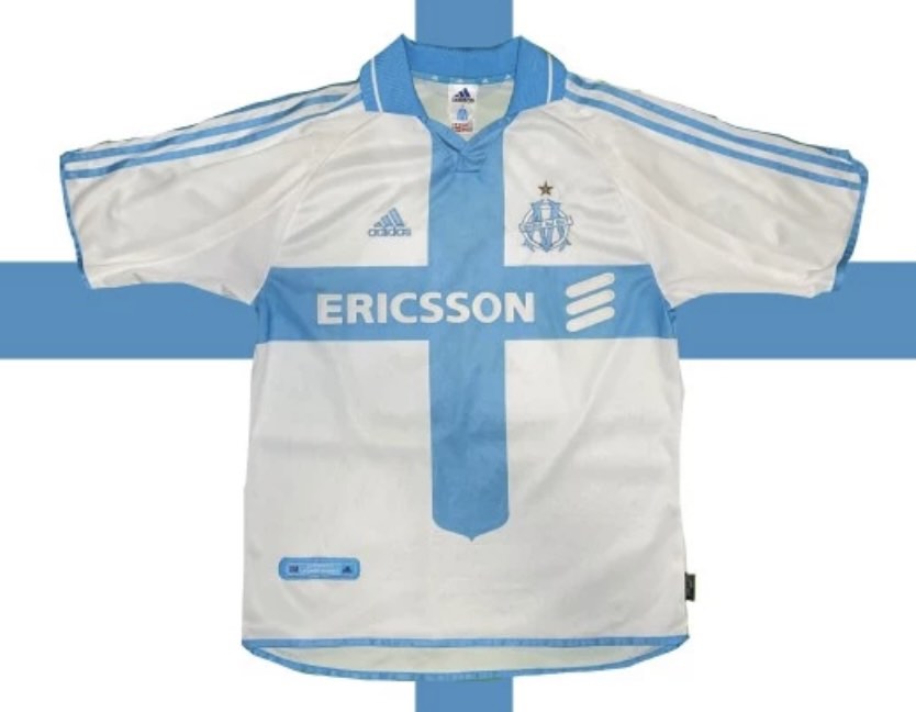 Grand Fanion Vintage OM - Olympique De Marseille - Avant 2000