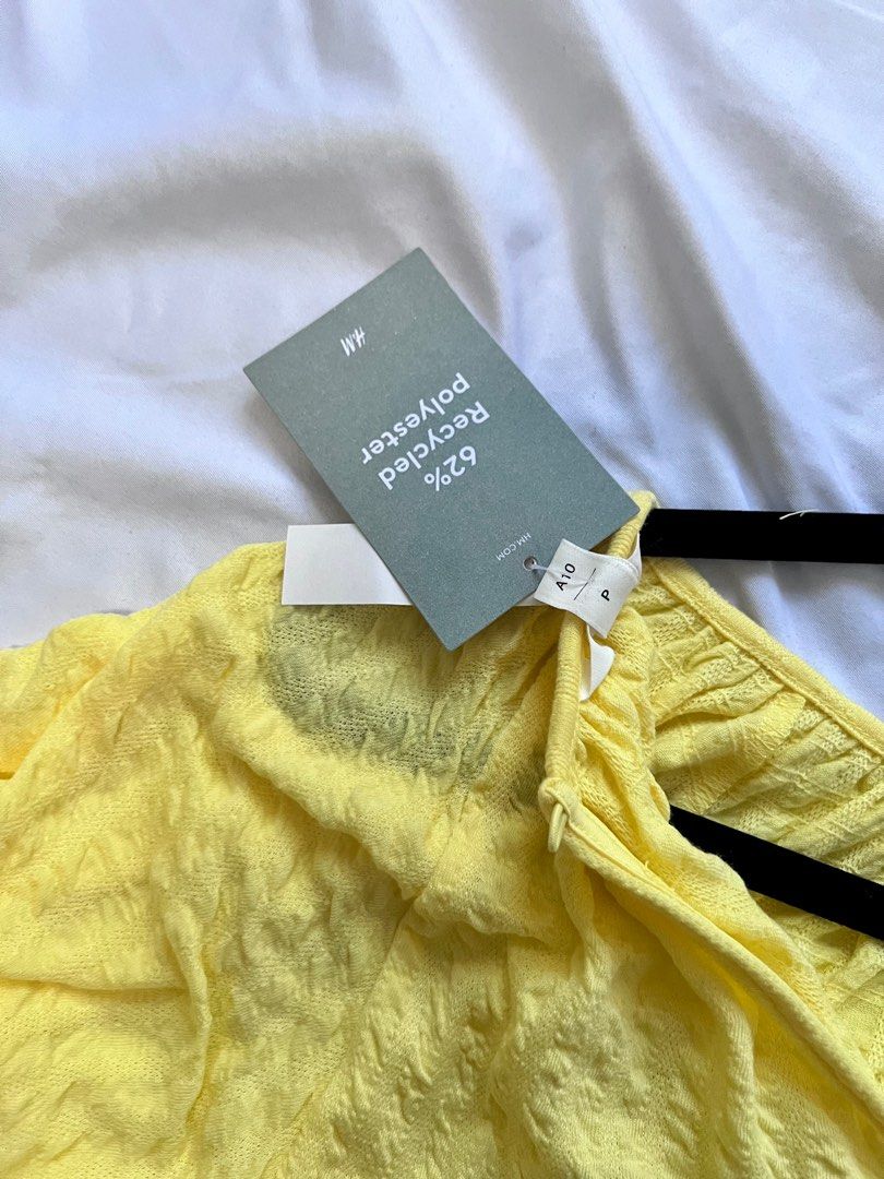H&m yellow blouse shop
