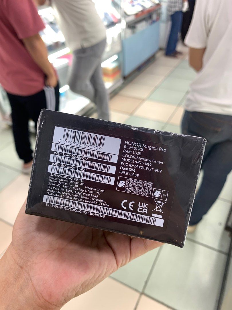 Honor Magic 5 Pro (12/512gb) (Category: Android Others) located in Manila. Submitted by arzillah (Listing ID 1326128644, Image 2). Description: Honor Magic 5 Pro 512gb 12gb ram Dual sim Brand new sealed Open for COD/COP + SF Manila area (sameday delivery) Province area (via LBC) required DP to avoid cancellations Physical store: Greenhills Shopping Center, 2ndfloor Contact#: 09482217224 Page: Arzillah Gadgets Shop Fb: Princess Arzillah.