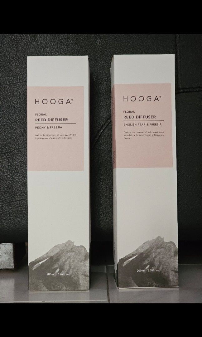 Hooga Black Series Reed Diffuser 200ml, Furniture Home Living