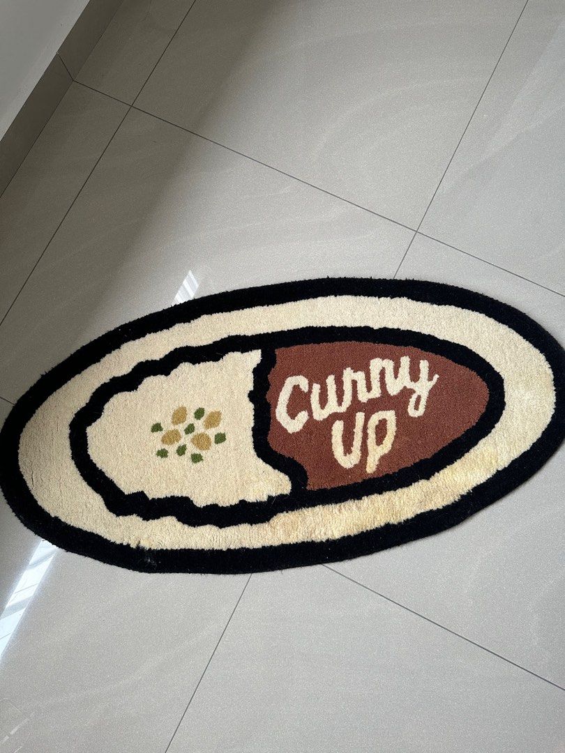 Human Made Curry Up Rug Carpet Small, Furniture & Home Living