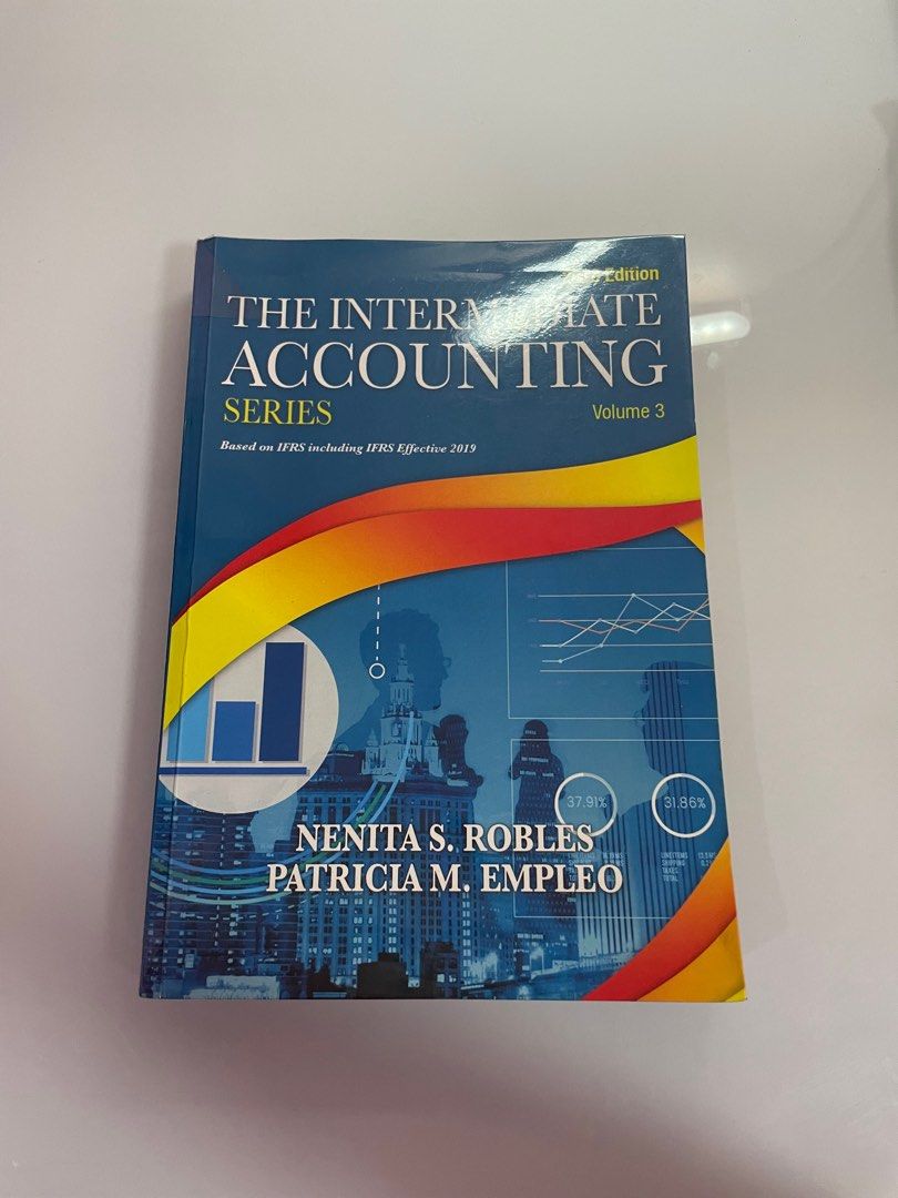 Intermediate Accounting Volume 3 (2019 ed) (Category: Textbooks) located in Quezon City. Submitted by daiannic (Listing ID 1326025091, Image 1). Description: Intermediate Accounting Volume 3 (2019 ed) • P150 only • Used with care; with minimal writings & highlights, with plastic cover • MOP: GCash / BDO / BPI • Location: Quezon City, PH.
