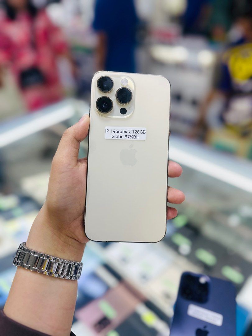 Iphone 14 Promax 128GB 97BH GLOBELOCKED NO ISSUES (Category: iPhone 14 Series) located in San Juan City. Submitted by saabangadgetshop (Listing ID 1326119920, Image 2). Description: Onhand | Pre-owned iPhone 14 Promax 128GB 97% Battery Health NTC APPROVED Globelockef NO HIDDEN ISSUES NO HISTORY OF REPAIR 99%Smooth TEST TO SAWA RESET ALL YOU WANT NOT REFURBISHED AUTHENTIC PHONE ALL WORKING Mode of Payment : ⬇️ ▪️Cash ▪️Bank Transfer ▪️Gcash 📍Inst