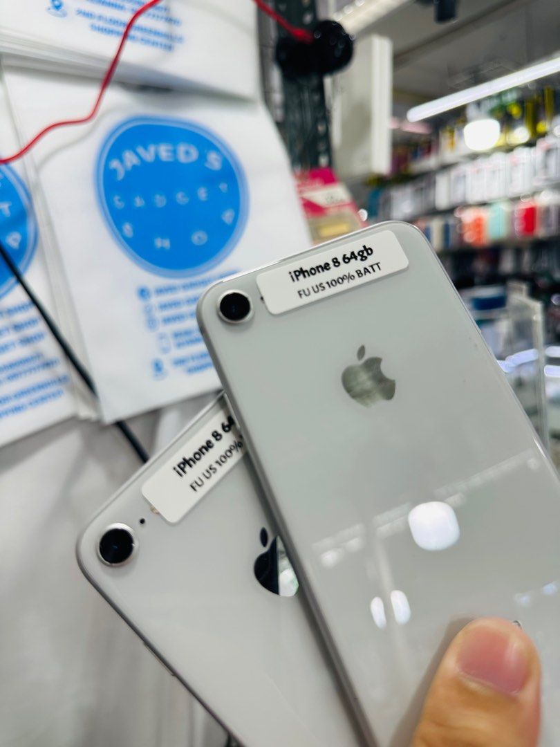 Iphone 8 64gb 100% batt FU (Category: iPhone 8 Series) located in San Juan City. Submitted by javedsgadgetshop (Listing ID 1326112084, Image 2). Description: OPEN FOR INSTALLMENT VIA CREDIT CARD/GGIVES/SPAY/BILLEASE & SWAP/TRADE-IN! BUY AND SELL! Quick Specs : Iphone 8 •64gb •NTC Variant •100% batt health •Factory Unlock •95% Smoothness •No hidden issue | No Repaired •100% Authentic | Not Refurbished •w/ OEM Charger & store warranty ❣️ - serial c