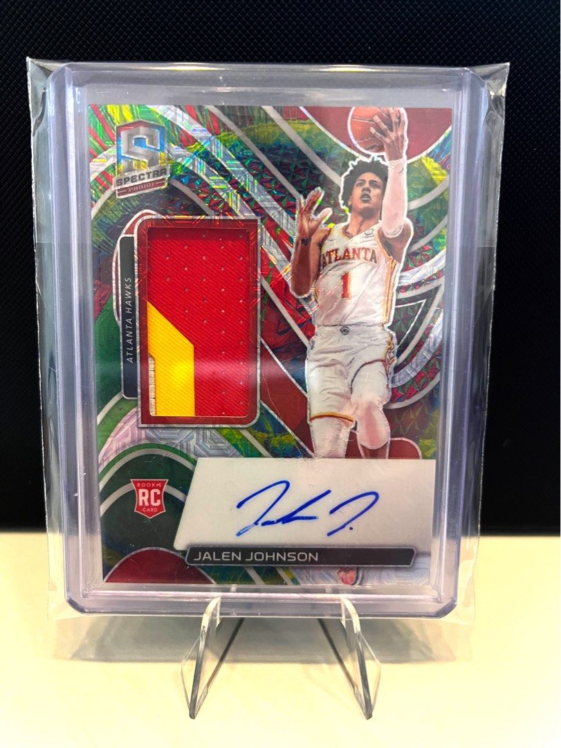 Jalen Johnson 2021-22 Panini Spectra META RPA RJA /25 ROOKIE 