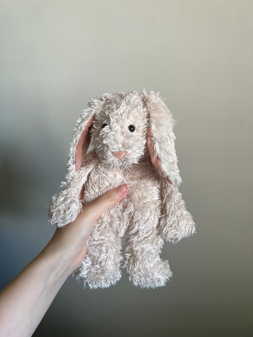 jellycat bunglie bunny rabbit 絕版 果凍貓 兔子 兔 兔兔 玩偶 娃娃, 書籍、休閒與玩具, 玩具、公仔、桌遊在旋轉拍賣