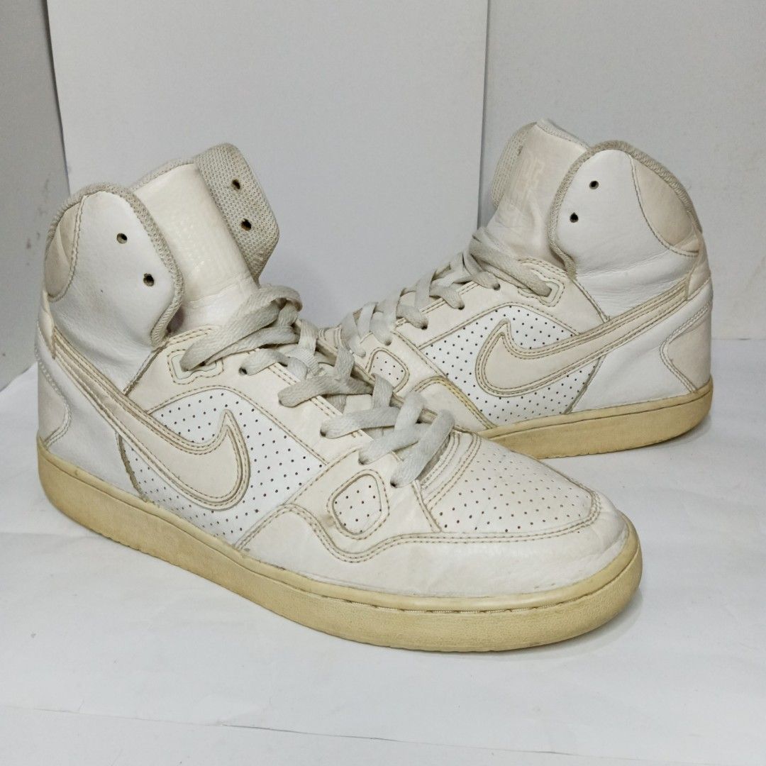 nike son of force mid white