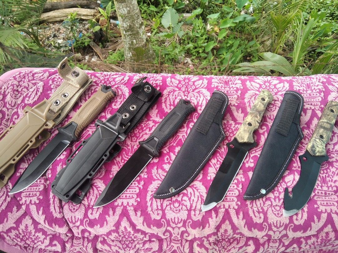 Jungle or tactical knife and folding knife (Category: Hiking & Camping) located in Tagum. Submitted by wakokoagus18518 (Listing ID 1325984014, Image 1). Description: all items are brand new price range: 200 to 800 available size's 16 cm 18 cm 20 cm 22 cm 25 cm 27 cm payment transaction is COP by LBC for safe transaction but you can also pay in full for more info add me in my Facebook account for actual picture and videos of the items . have a goo