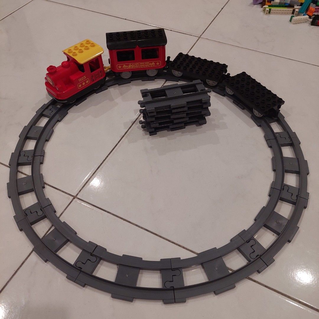Lego duplo train track compatible clearance
