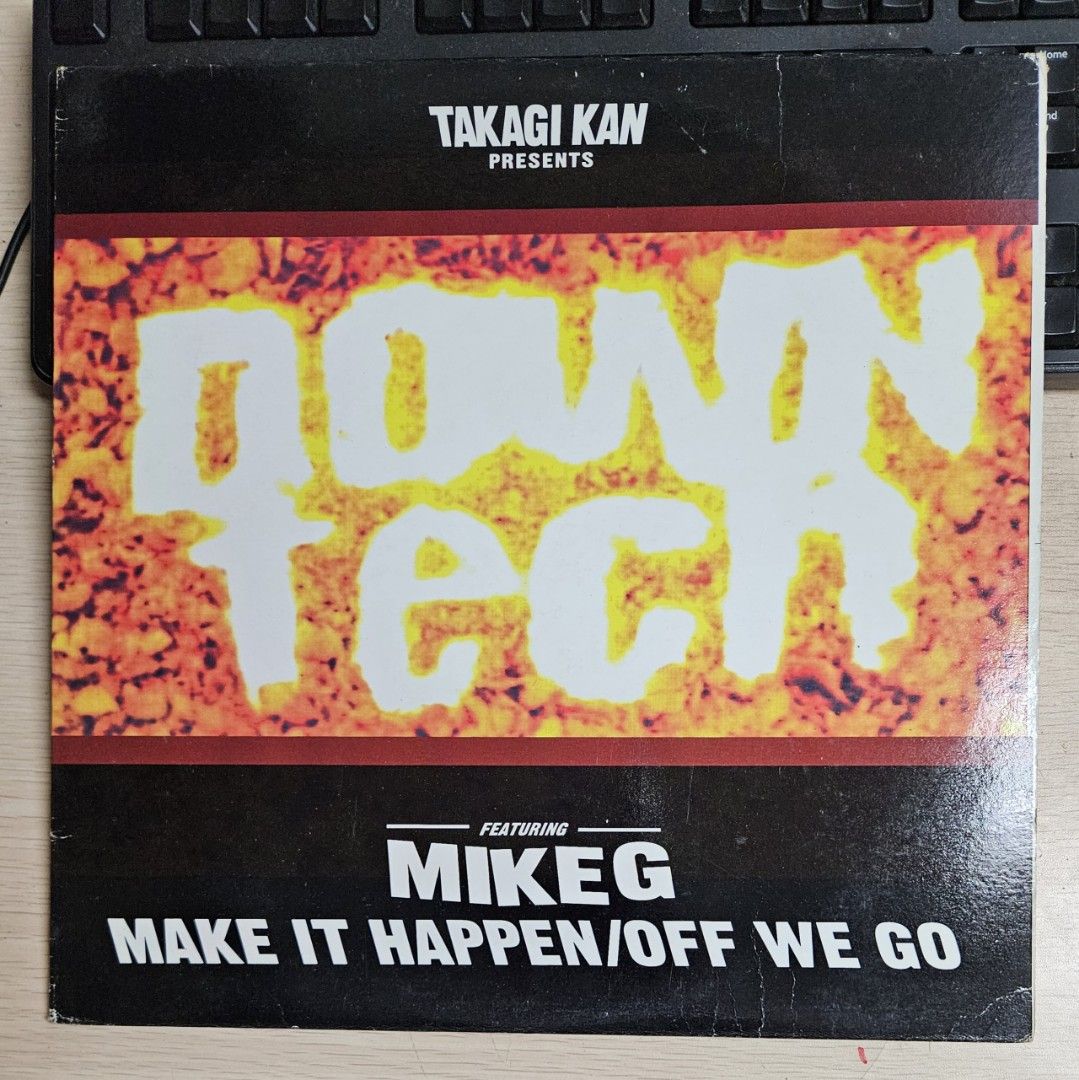 未使用 Takagi Kan - Downtech / レコード, 12\" 12inch】Takagi Kan Presents Downtech Featuring Mike G / Make