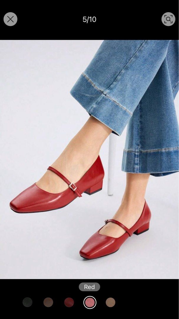 MOTF PREMIUM COMFORTABLE LOW HEELED WOMEN S FLAT SHOES WITH SQUARE HEEL