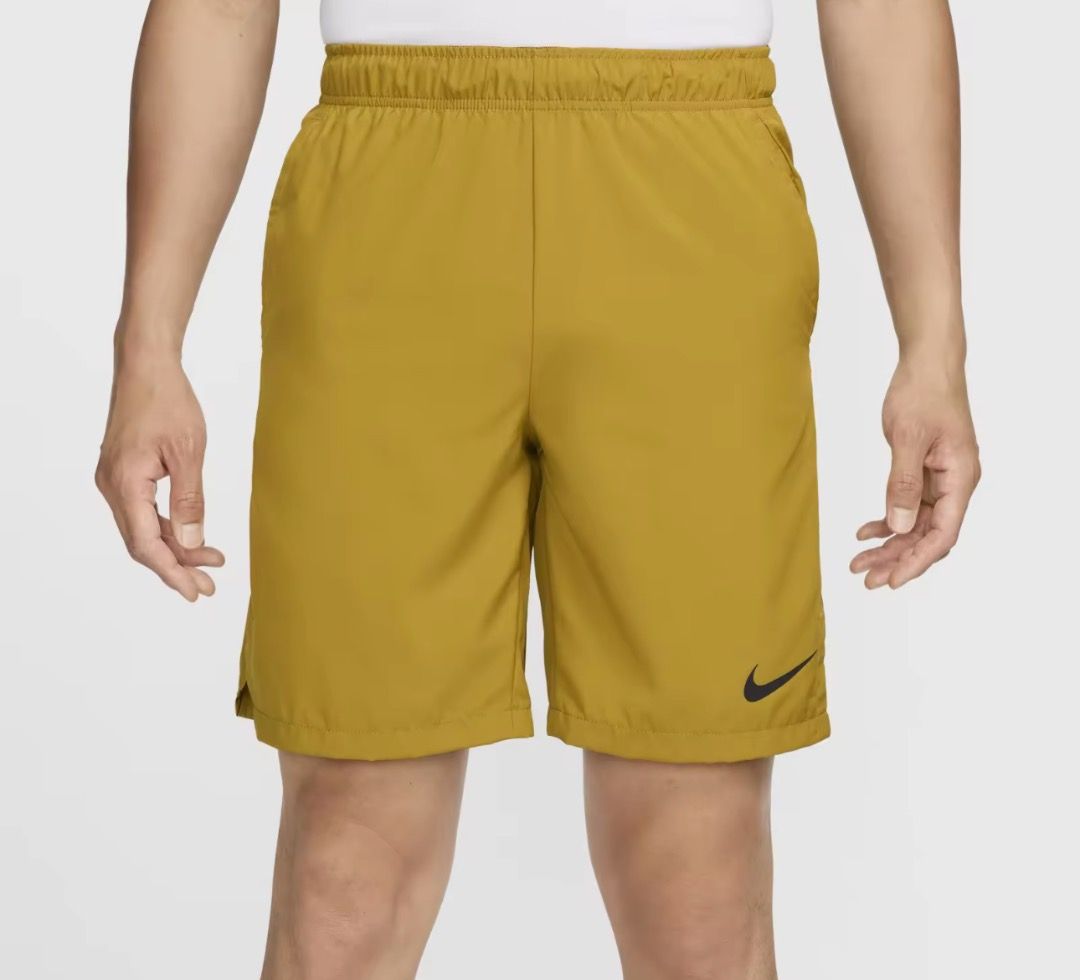 NEW Nike Men s Dri FIT 23cm approx. Woven Training Shorts Bronzine Size XXL