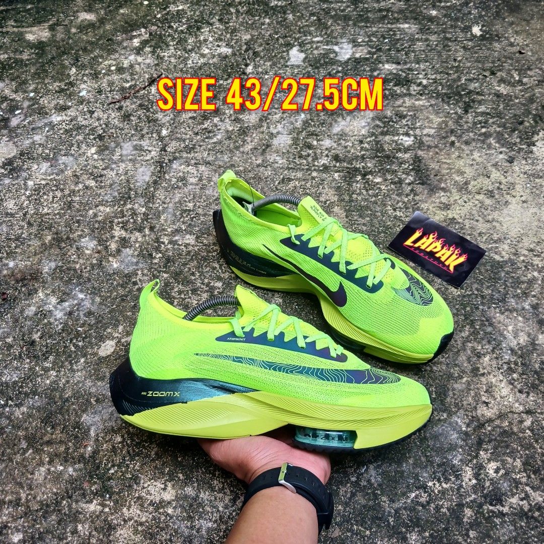 NIKE AIR ZOOM ALPHAFLY NEXT% 27.5cm NIKE AIR ZOOM ALPHAFLY NEXT% VOLT