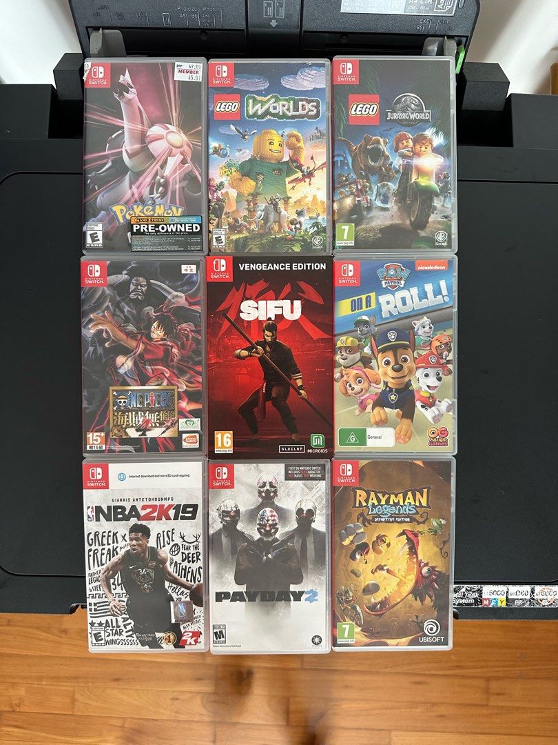 Nintendo Switch game Pokémon shining pearl / Lego worlds / Lego